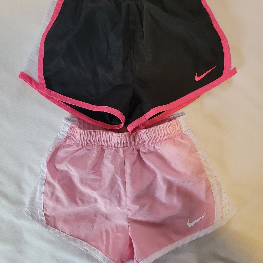 2 pair Nike dri fit toddler 4t tempo shorts